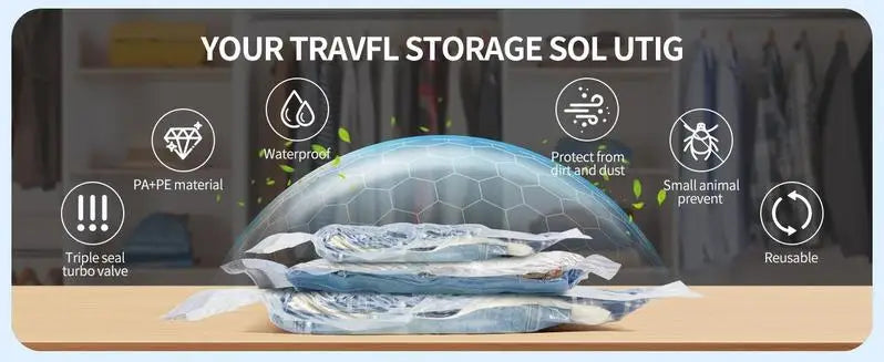 Vacuum Storage Kit Compression Bags