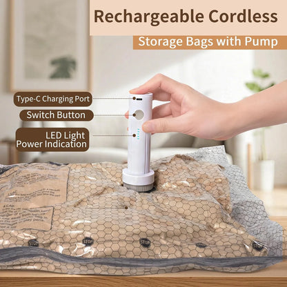 Vacuum Storage Kit Compression Bags