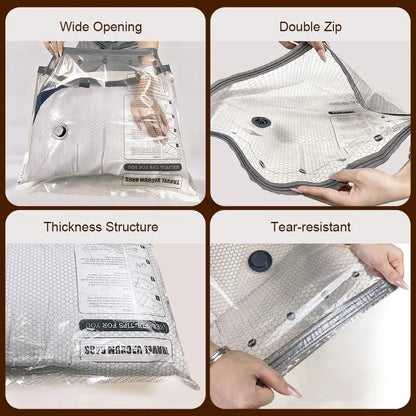 Vacuum Storage Kit Compression Bags