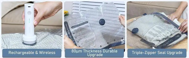 Vacuum Storage Kit Compression Bags