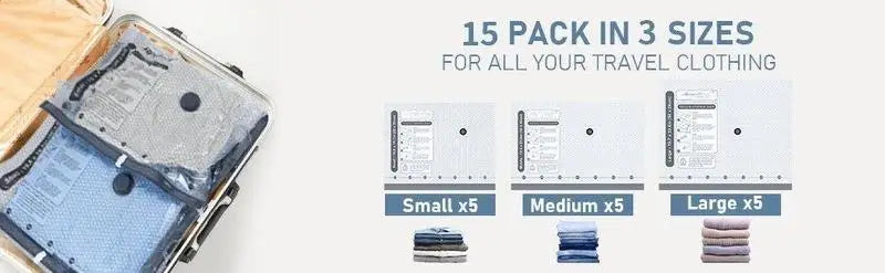 Vacuum Storage Kit Compression Bags
